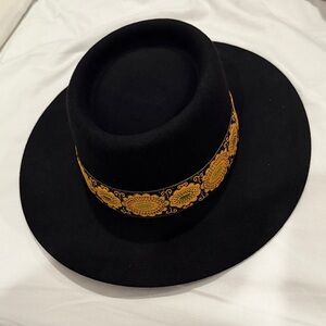 Lack Of Color Black Wool Hat